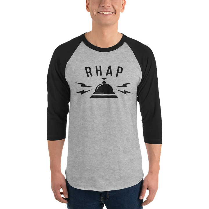 RHAP Bell - Unisex 3/4 Sleeve Cotton T-Shirt product image (1)
