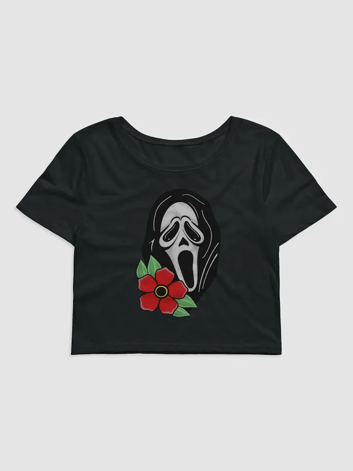 Floral Ghostie Cropped T-Shirt product image (1)