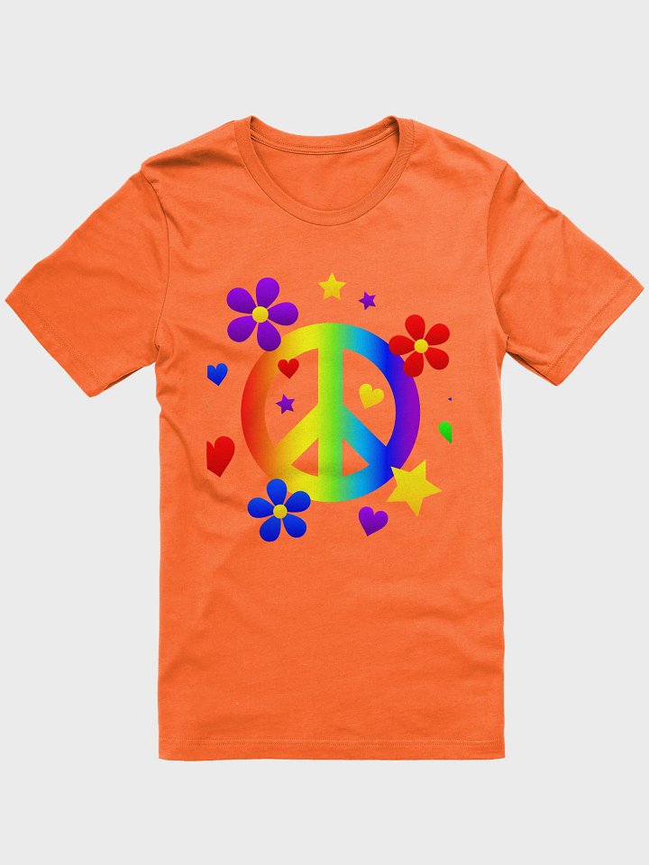 Peace T-Shirt Ladies Orange product image (1)