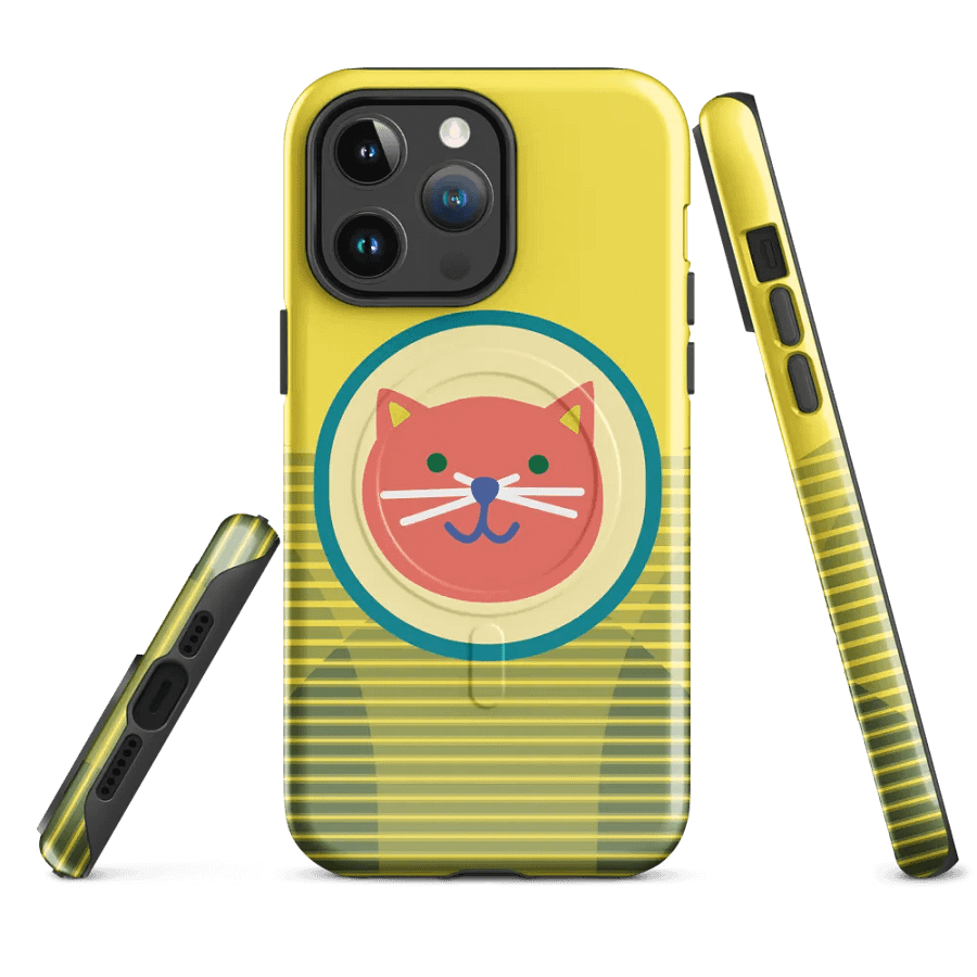 Whiskered Feline Fusion iPhone® Case product image (4)