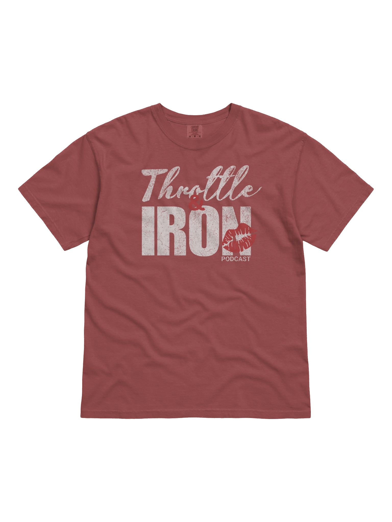 Throttle & Iron Podcast “Kissed by the Road” Tee product image (41)