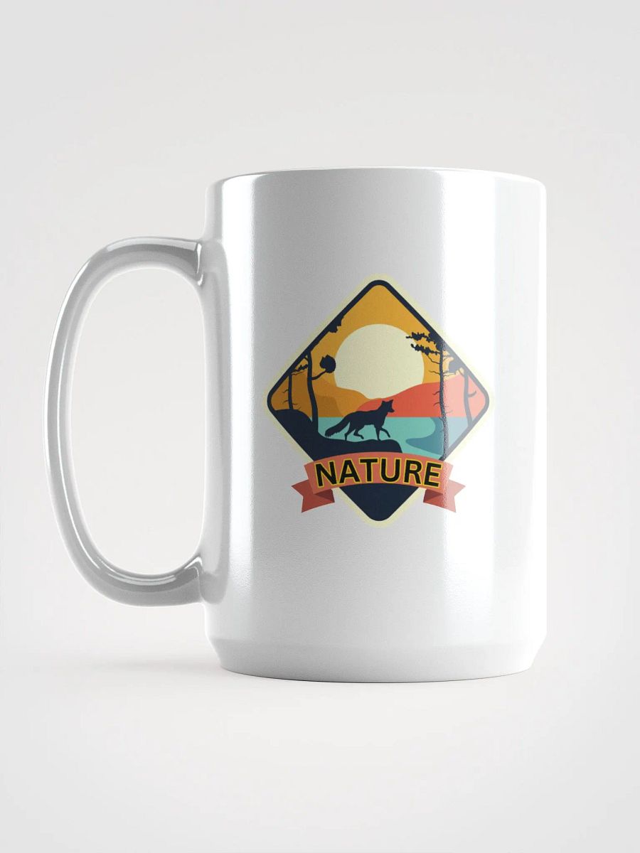 Wild Nature White Glossy Mug product image (6)