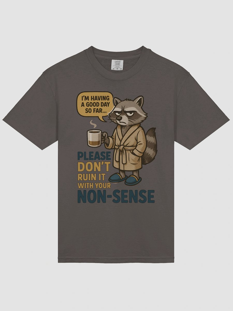 Raccoon Please Don't Ruin It With Your Non-Sense Tee product image (36)