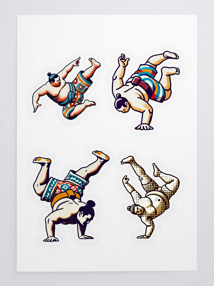 Sumo B-Boy Sticker Set product image (3)