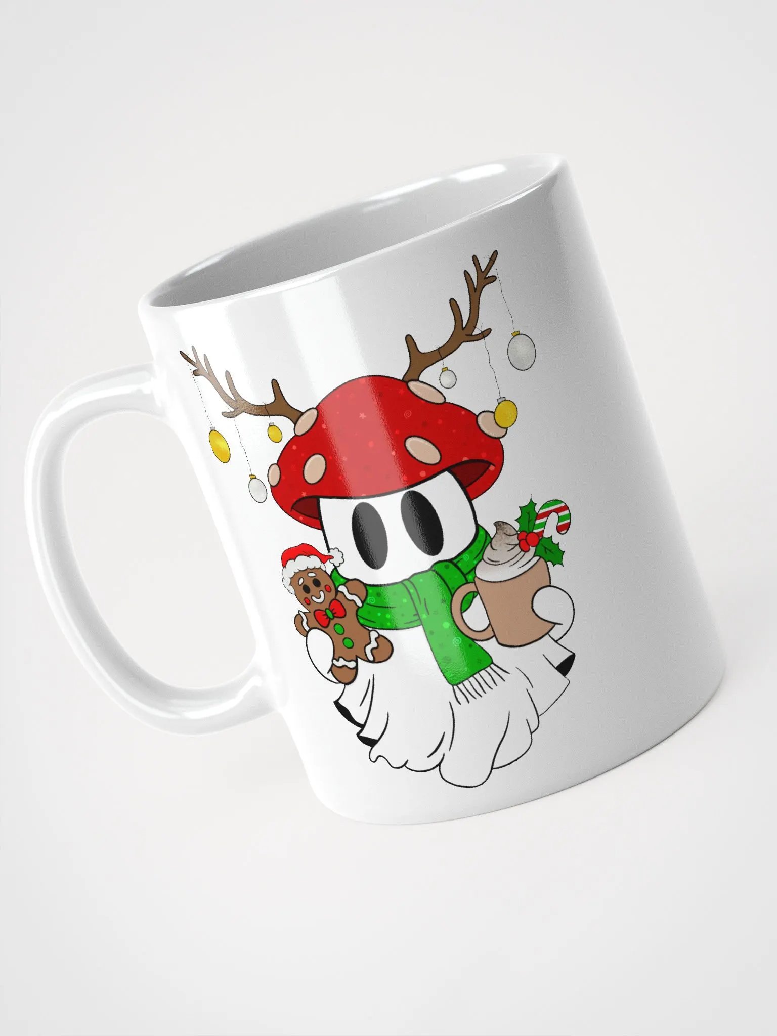 Christmas Mushroom Ghost Mug product image (1)