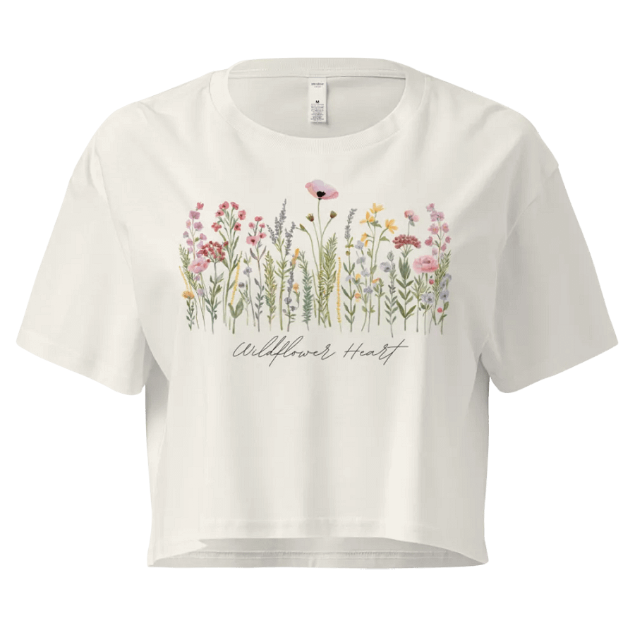 Wildflower Heart Crop Top product image (4)