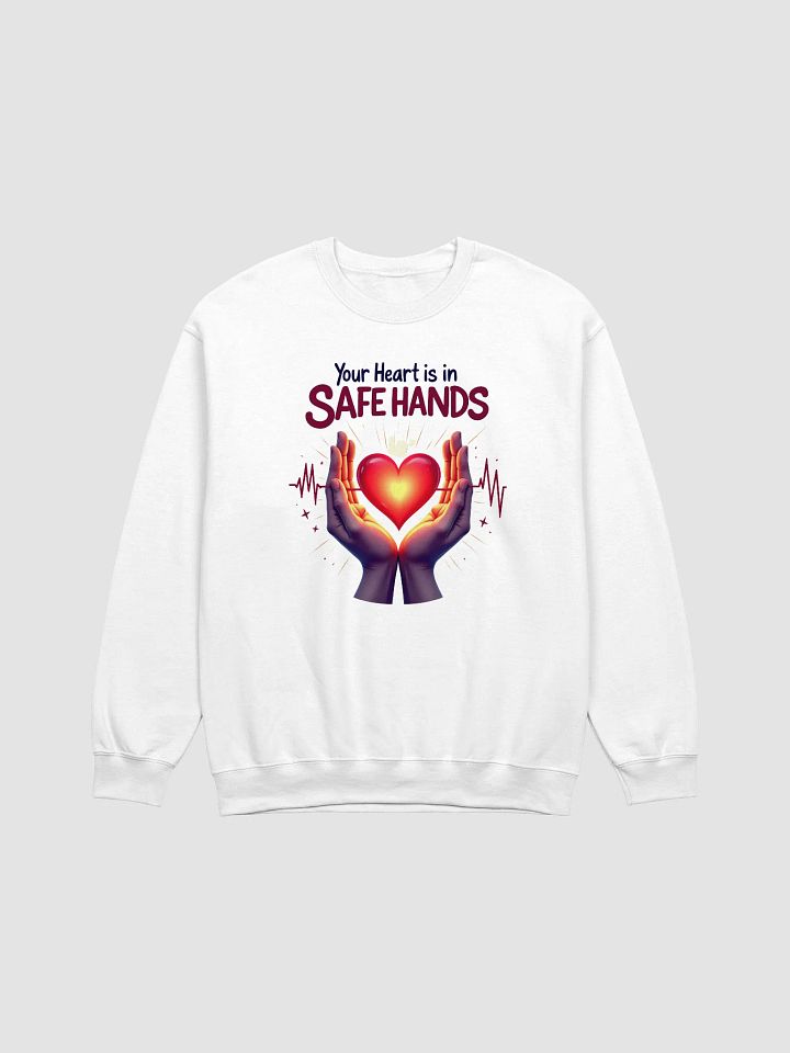 Safe Hands Glow Crewneck Sweatshirt product image (5)