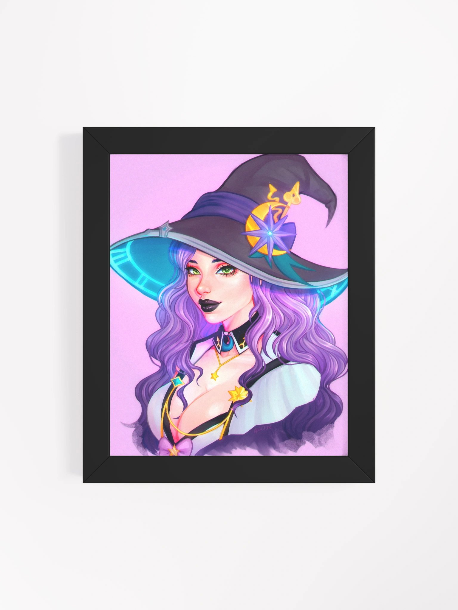 "Space Witch Beauty" StarfireEspo Framed Matte Poster product image (7)