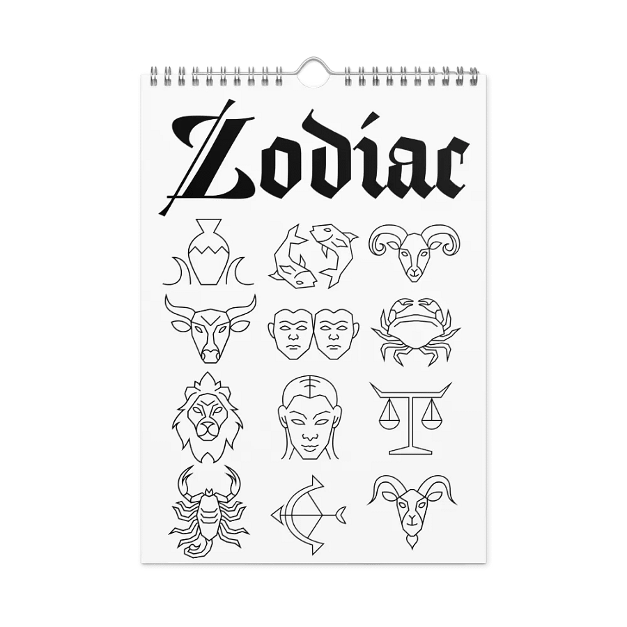 Zodiac Wall Calendar product image (3)