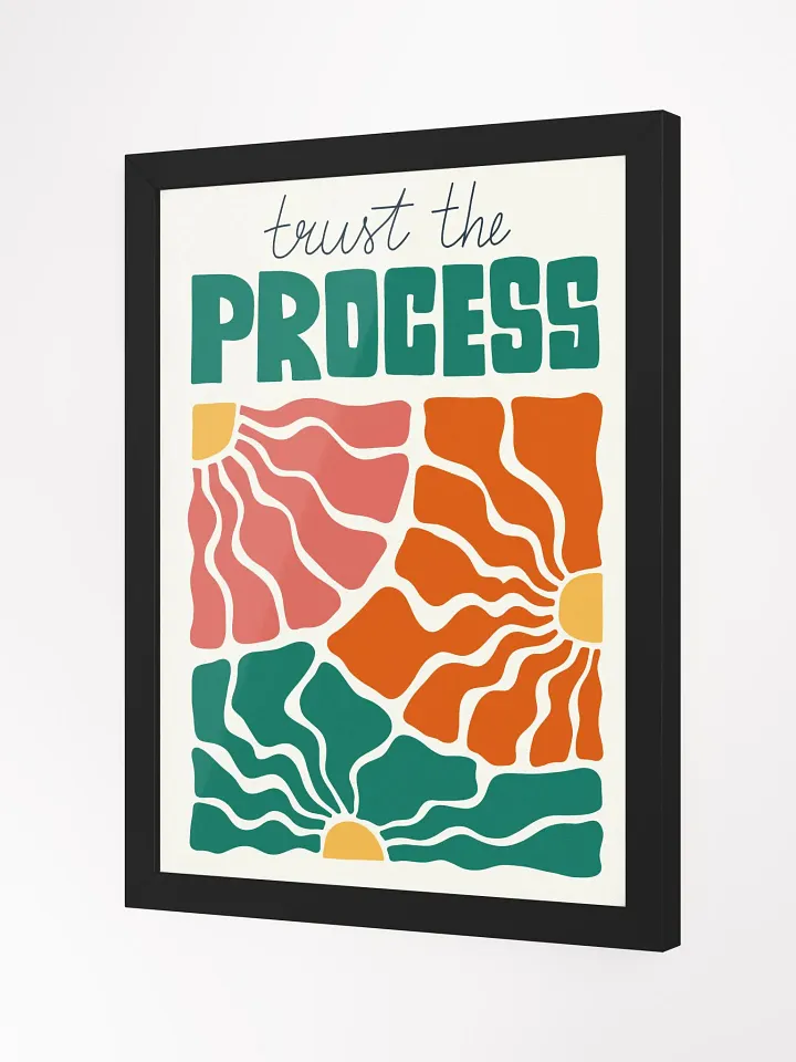 Trust the Process - Framed Poster product image (2)
