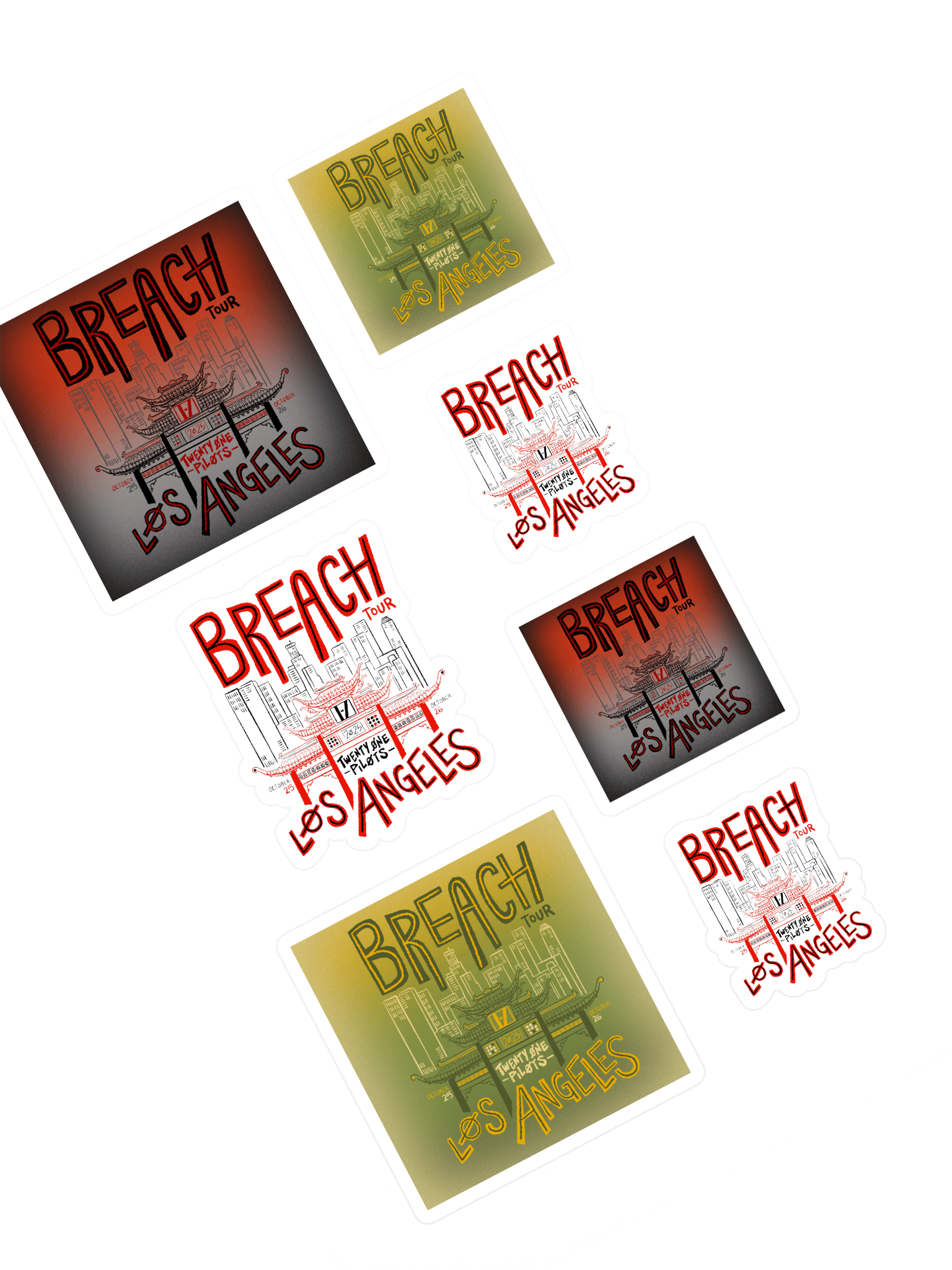 Breach LA Sticker Sheet product image (1)