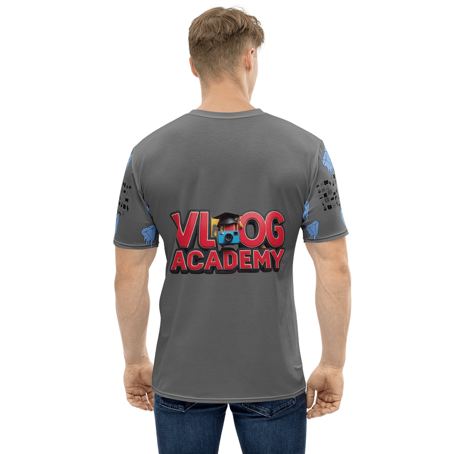 Grey Vlog Academy All-Over Print Crew Neck T-Shirt product image (1)
