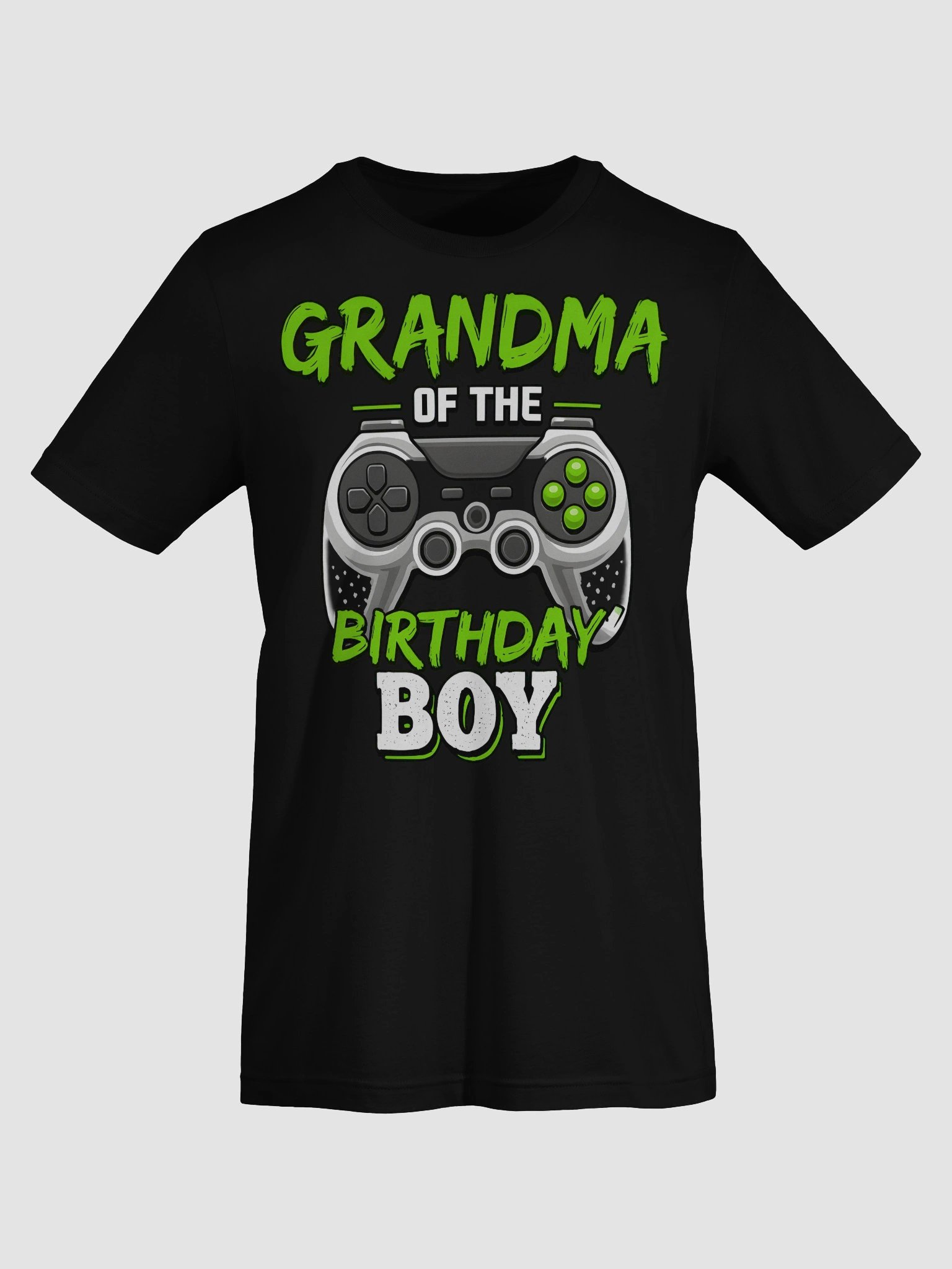 Grandma of the Birthday Boy – Funny Gamer Grandma T-Shirt for Parties product image (7)