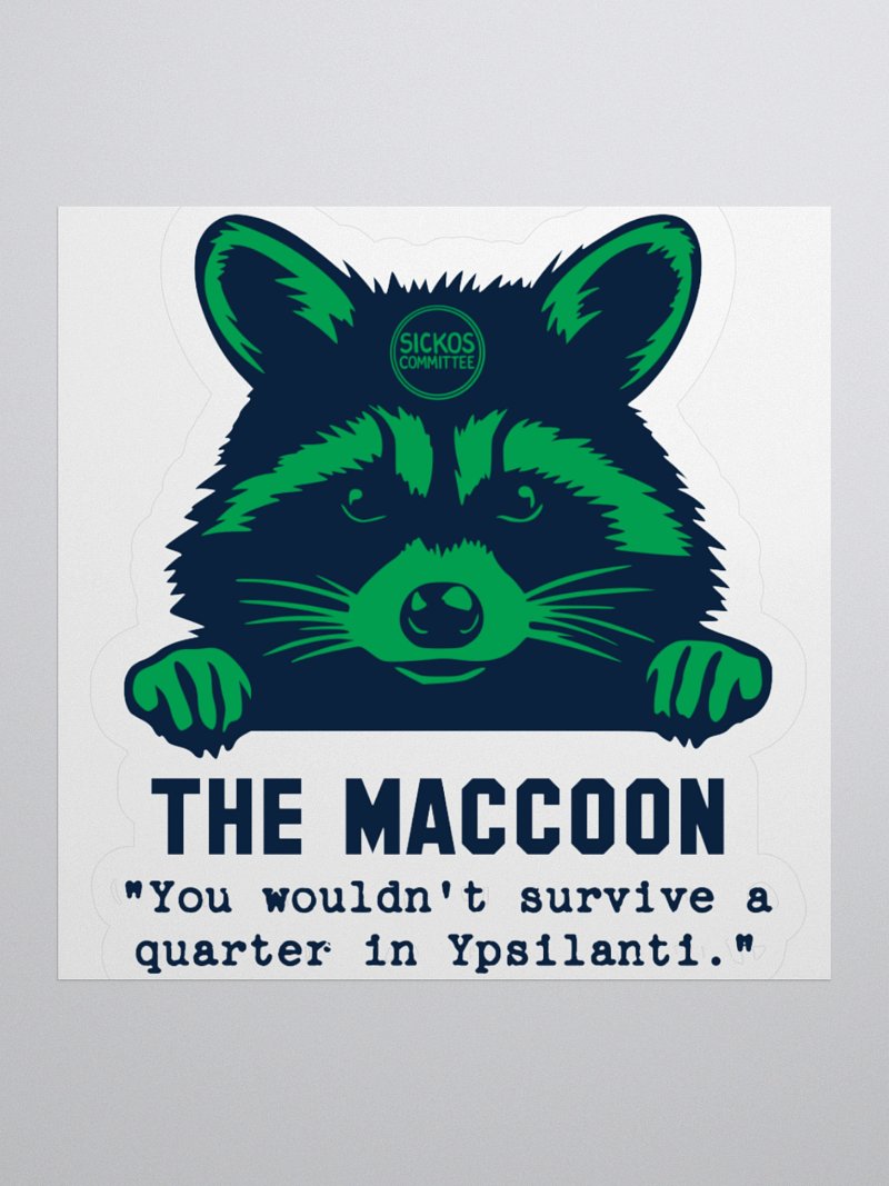 The MACCOON - Sticker ( 3 Sizes)
