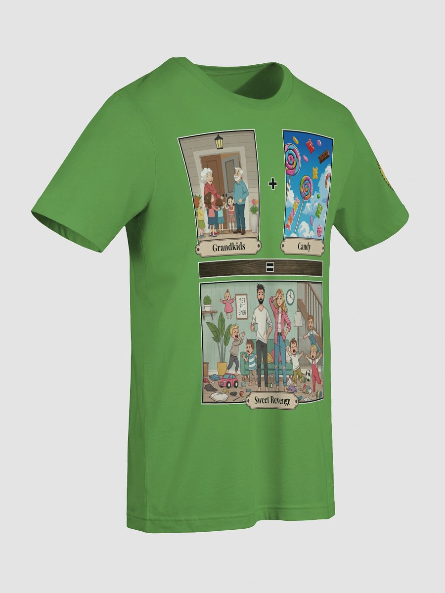 Grandkids + Candy = Sweet Revenge (Both) Bella+Canvas Supersoft T-Shirt Colors (4) product image (9)