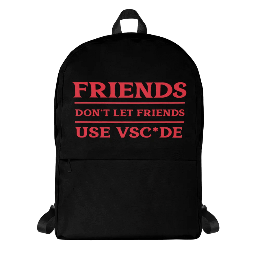 NeovimBTW - Friends != VSC*de Bookbag product image (1)