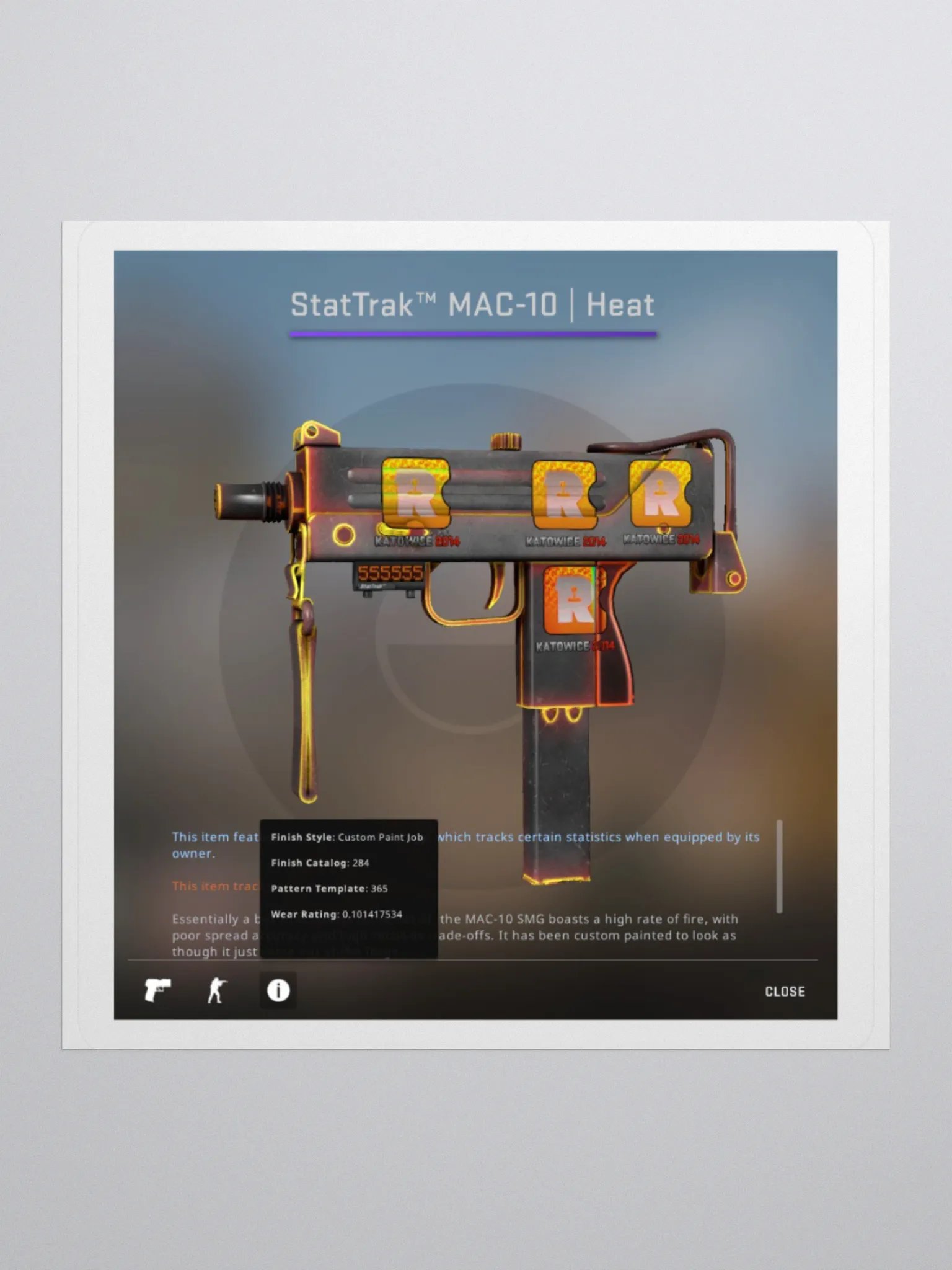 OhnePixel Mac-10 Sticker product image (2)