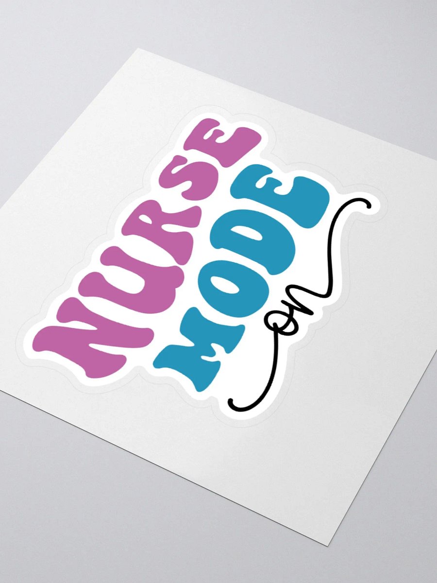 Nurse Mode On Sticker product image (3)
