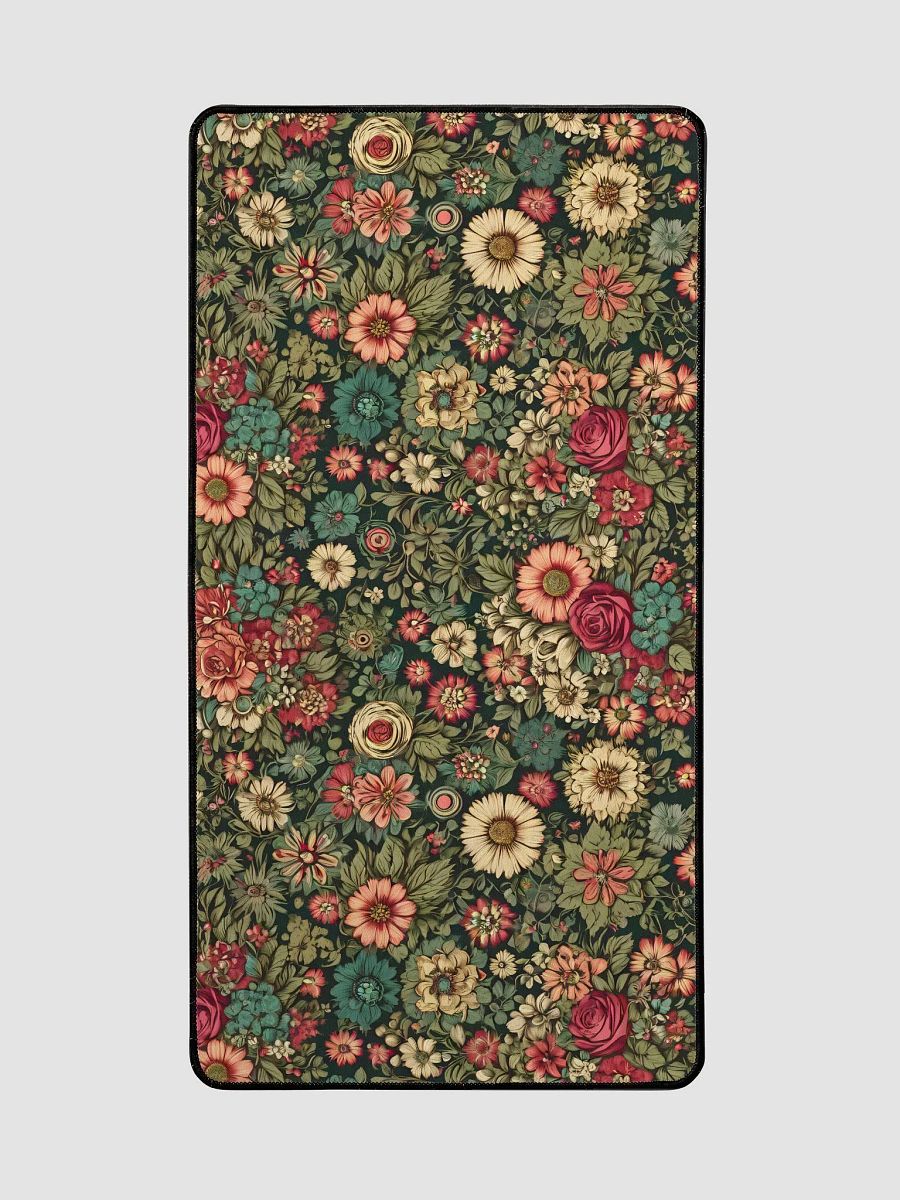Desk Mat (31.5x15.5 inches) - Wilted Boho Floral Design product image (2)
