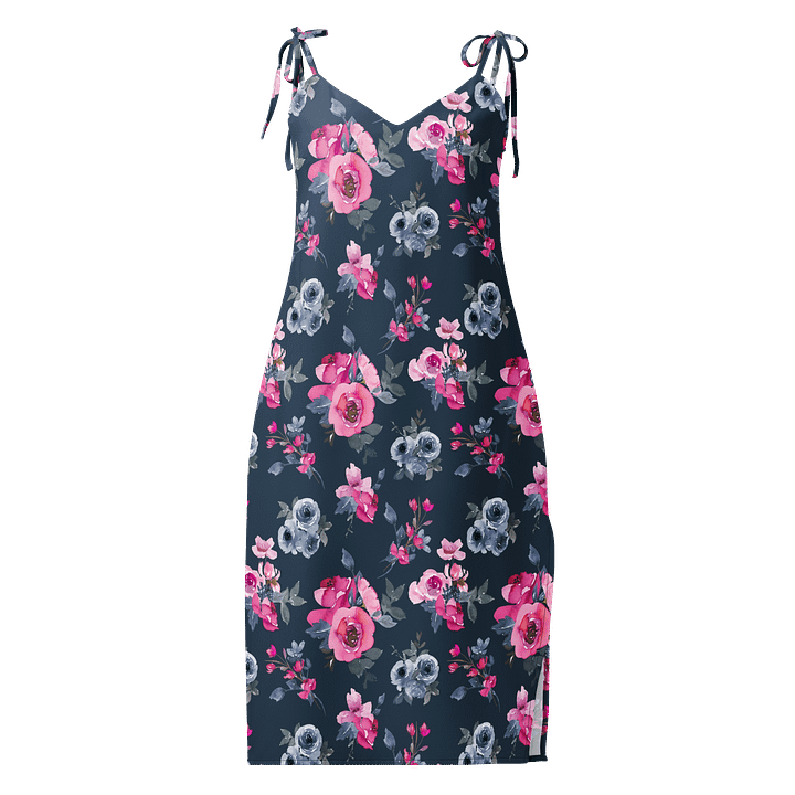 Navy Floral Garden Slip Dress product image (1)