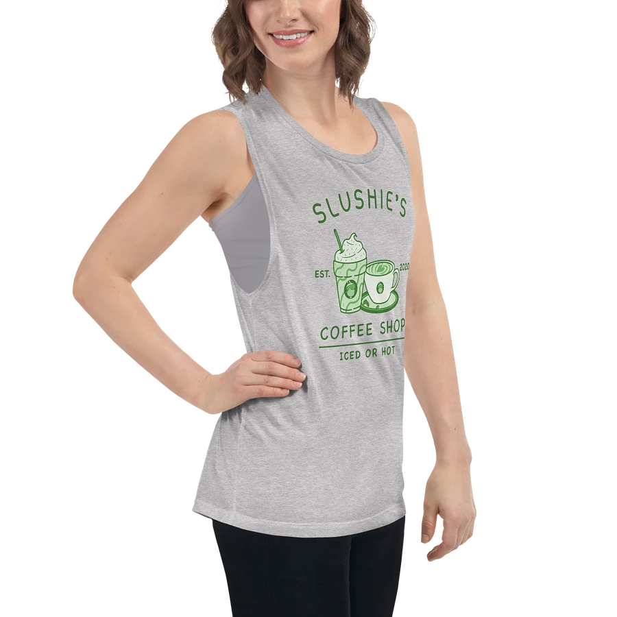 Slushie's Coffee Shop (Green) | Women's Muscle Tank product image (7)