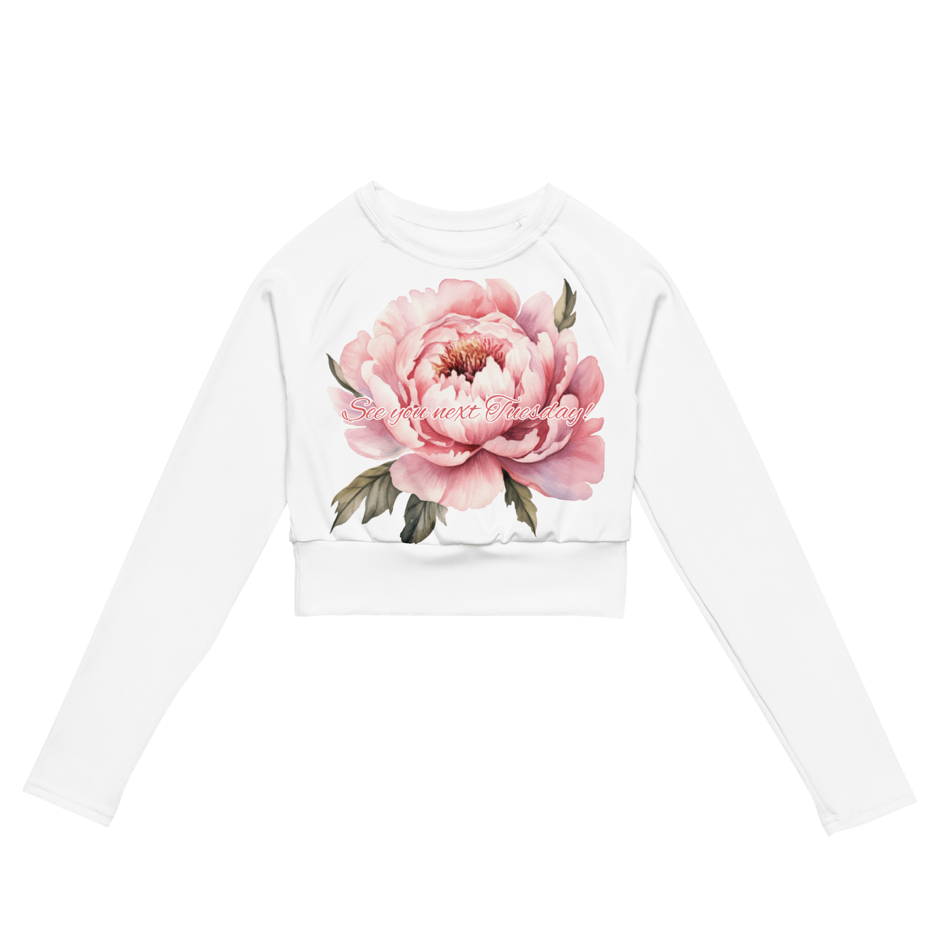 Peony See You Next Tuesday Long Sleeve Crop Top product image (2)