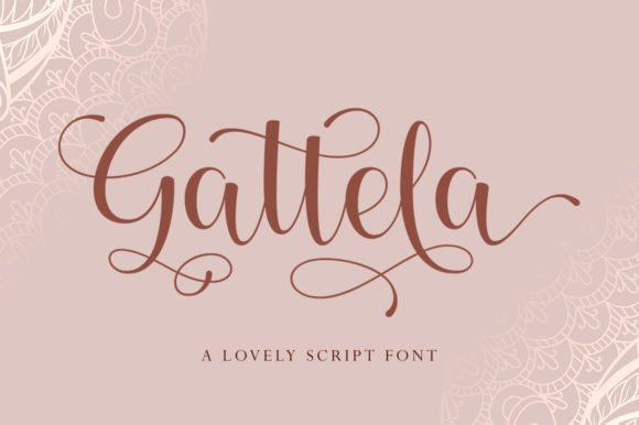Gattela | Lovely Script Font product image (1)