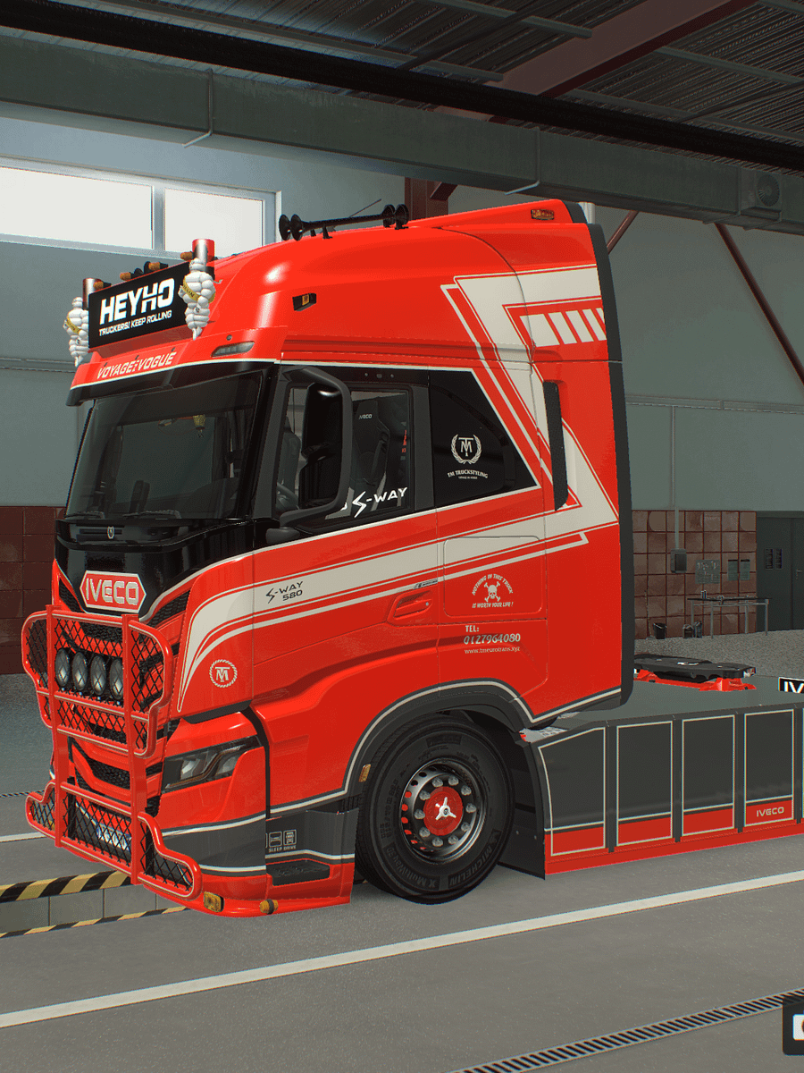 Iveco S Way Paintjob | Changeable Multi Color Skin | Compatible with Tuning Pack by MDT product image (4)