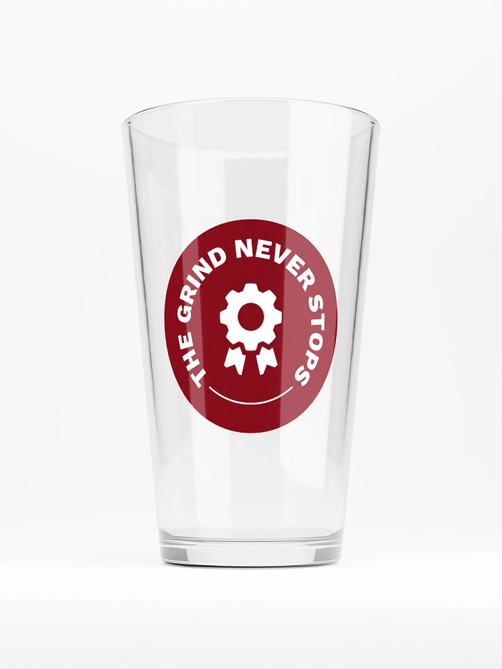 The Grind Never Stops (Pint Tumbler) product image (1)