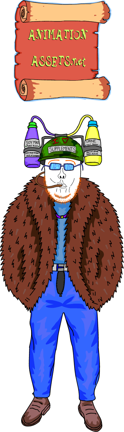 Bernard the Brave - Standing Edition | .ana Character File for Adobe Animate product image (1)