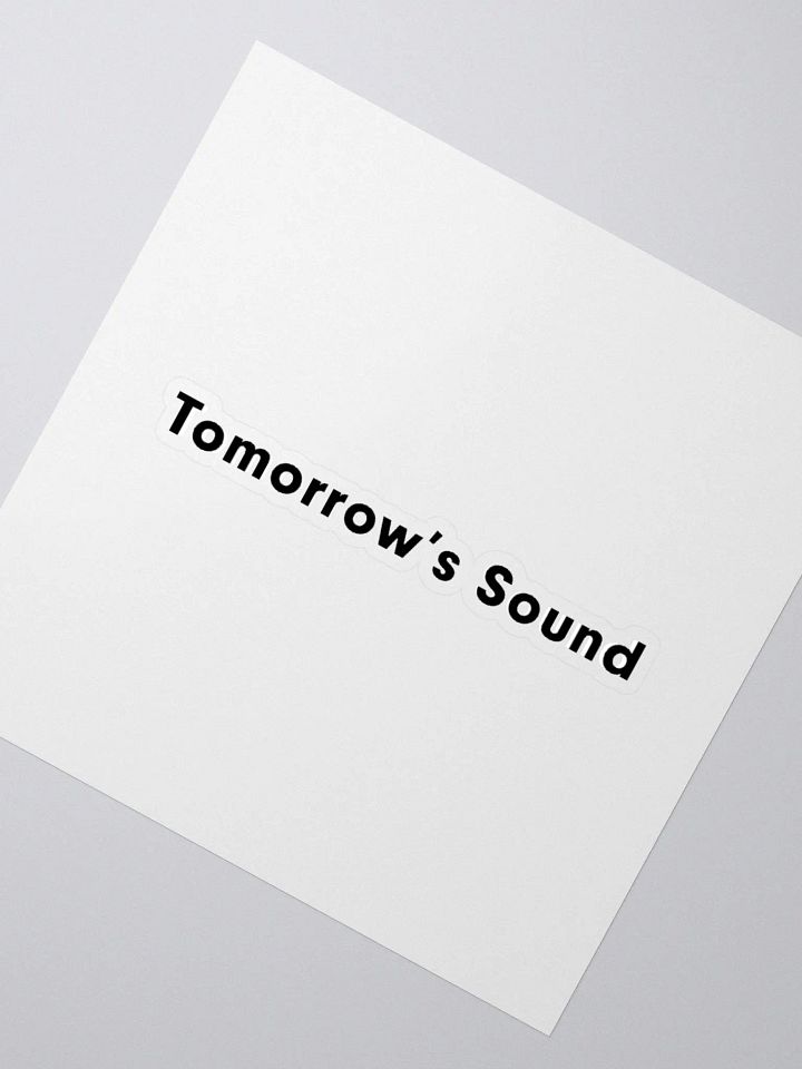 Tomorrow's Sound - Text Sticker product image (2)