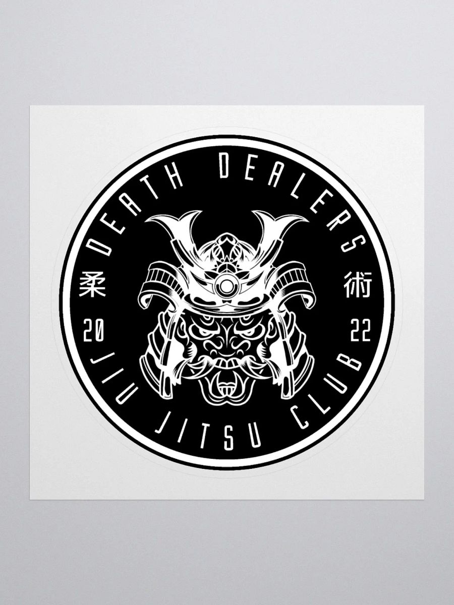 Death Dealers - Round Logo (Black And White) Sticker product image (3)