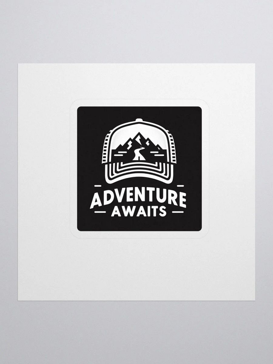 Adventure Awaits Trucker Hat Kiss Cut Stickers product image (1)