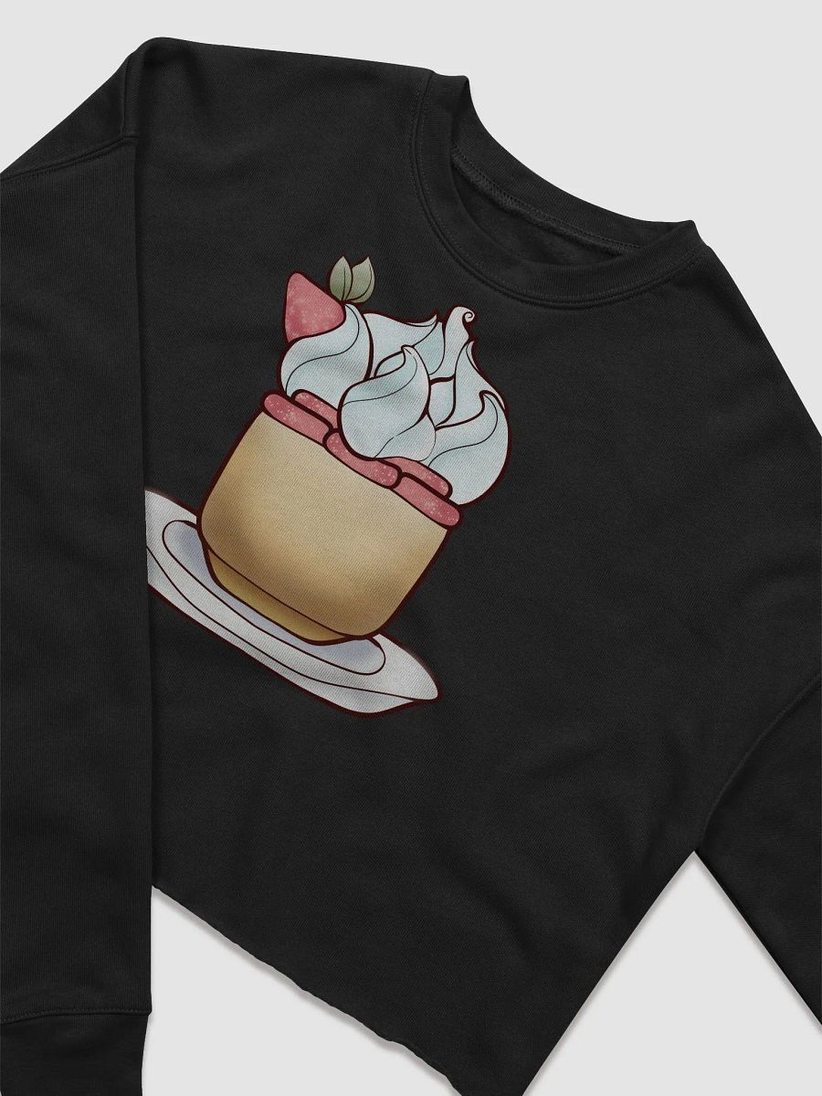 Strawberry Shortcake Fleece Sweat Shirt Crop Top product image (3)