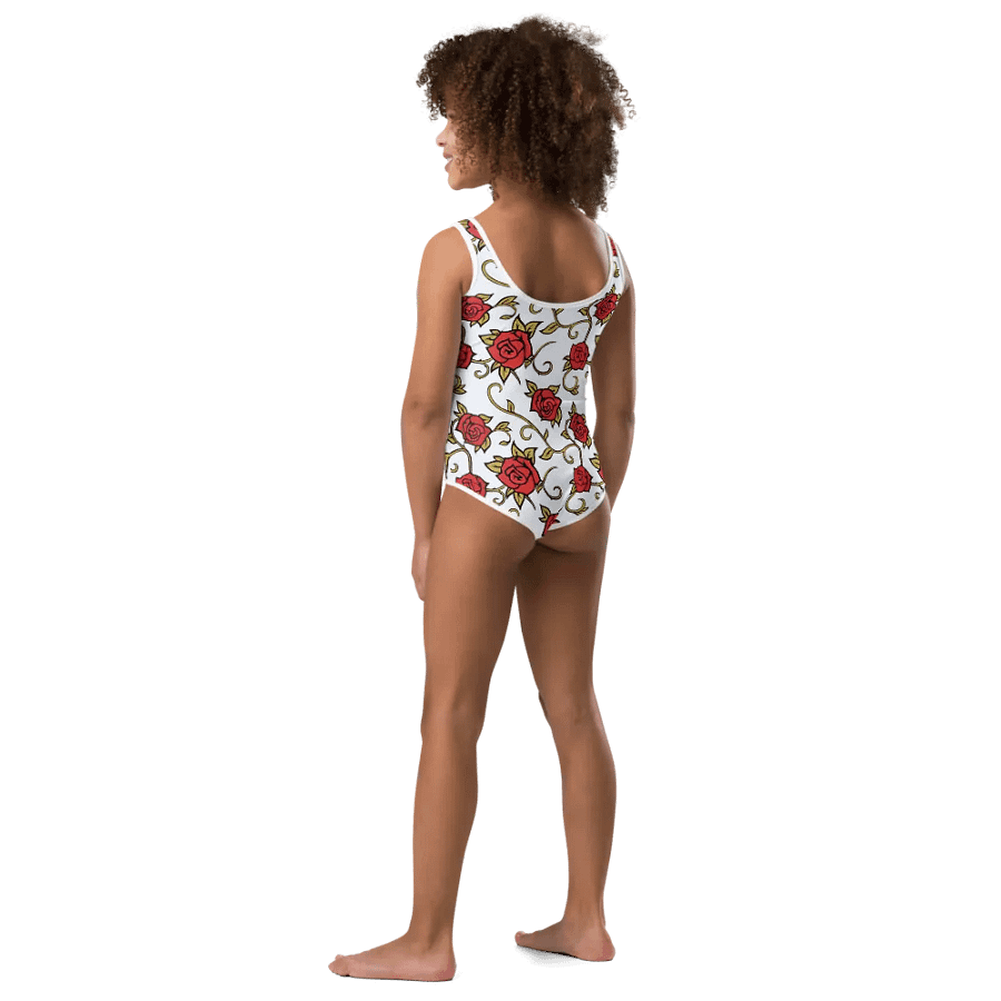 Rose Garden Dreams Kids Swimsuit product image (3)