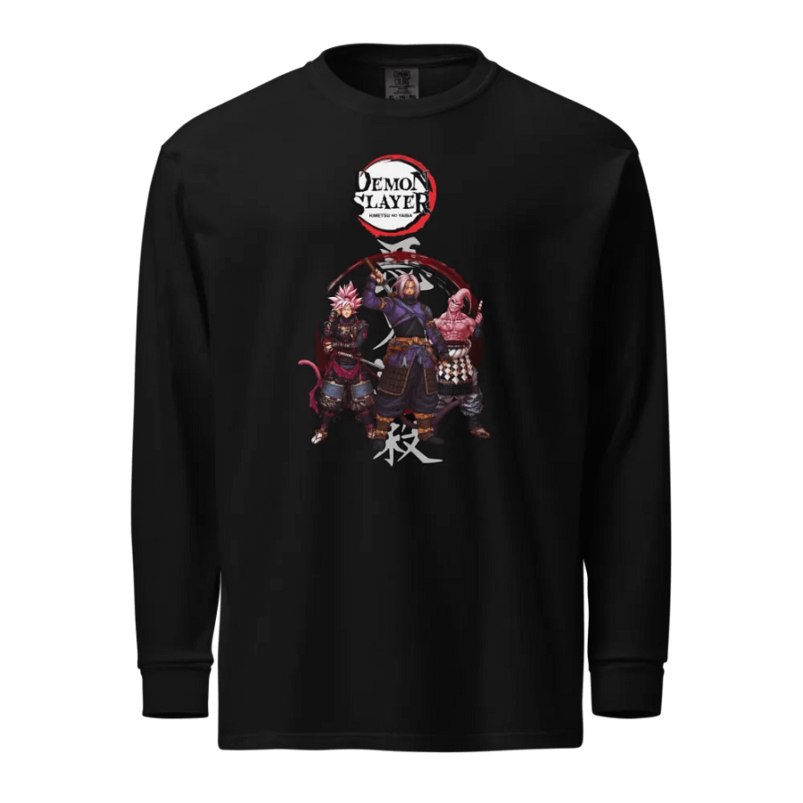 DBZ Slayer: Kimetsu no Yaiba Anime Trio Long Sleeve Shirt product image (1)
