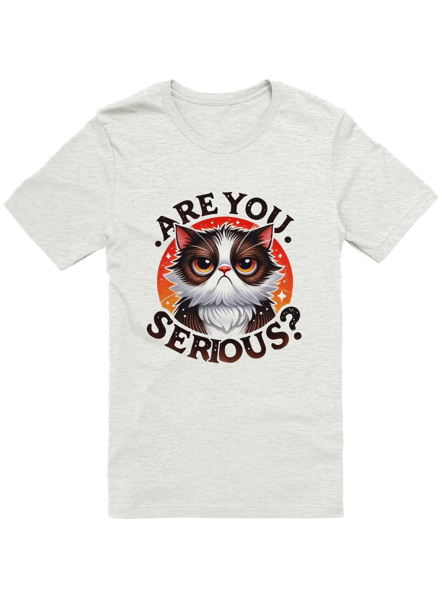 Serious Cat Grumpy T-Shirt product image (1)