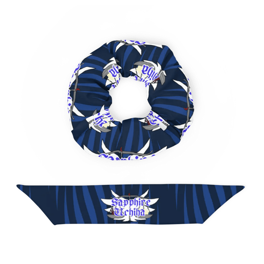 Sapphire Uchiha Logo Scrunchie product image (3)