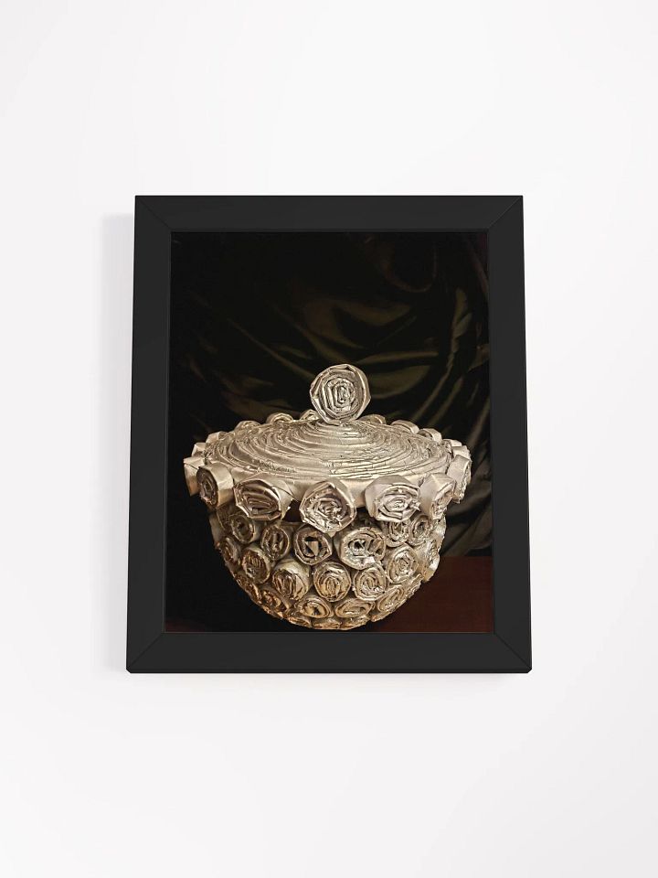 Handcrafted Rolled Newspaper Container Framed Poster product image (1)
