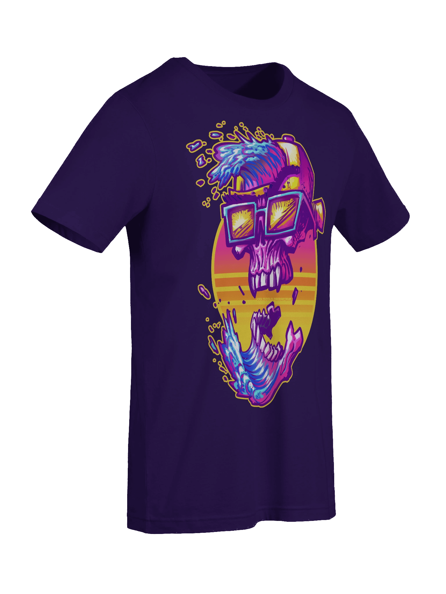 GrumpyBeard WaveSkull - T-Shirt - Unisex sizing product image (5)