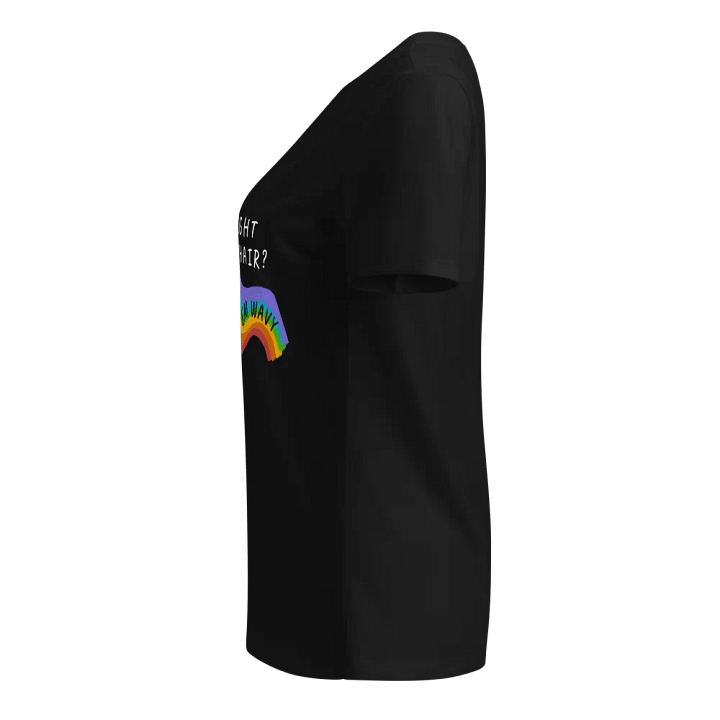 Straight Hair? I like 'em wavy! Pride V-Neck product image (2)
