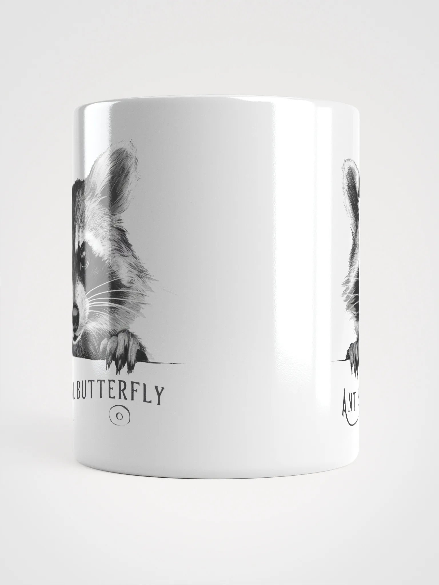 Antisocial Butterfly Raccoon Mug product image (15)