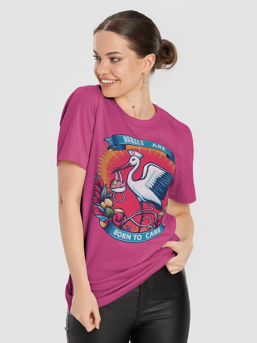 Nurse Stork Delivery T-Shirt product image (85)
