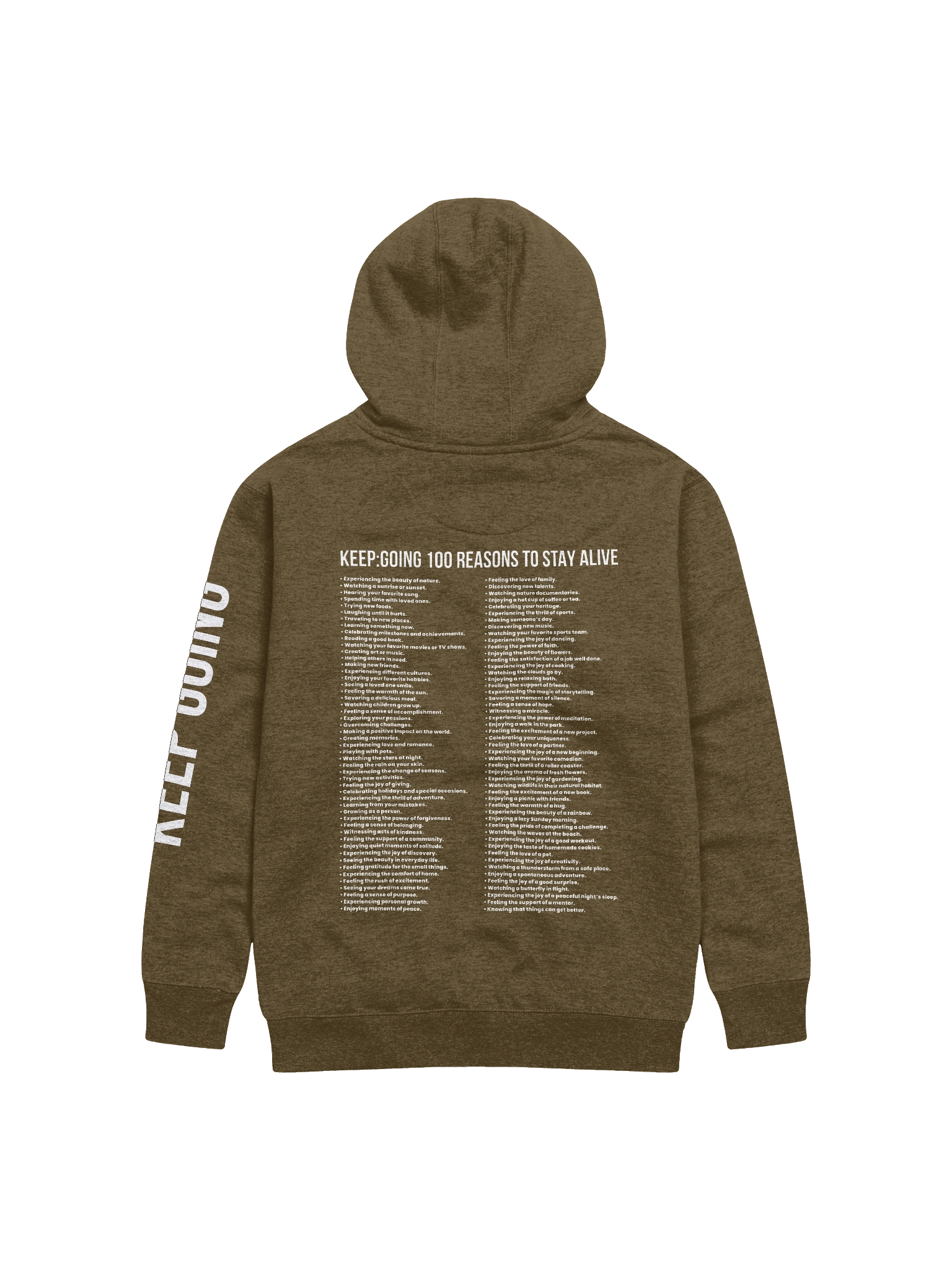 Keep Going Unisex Hoodie product image (1)