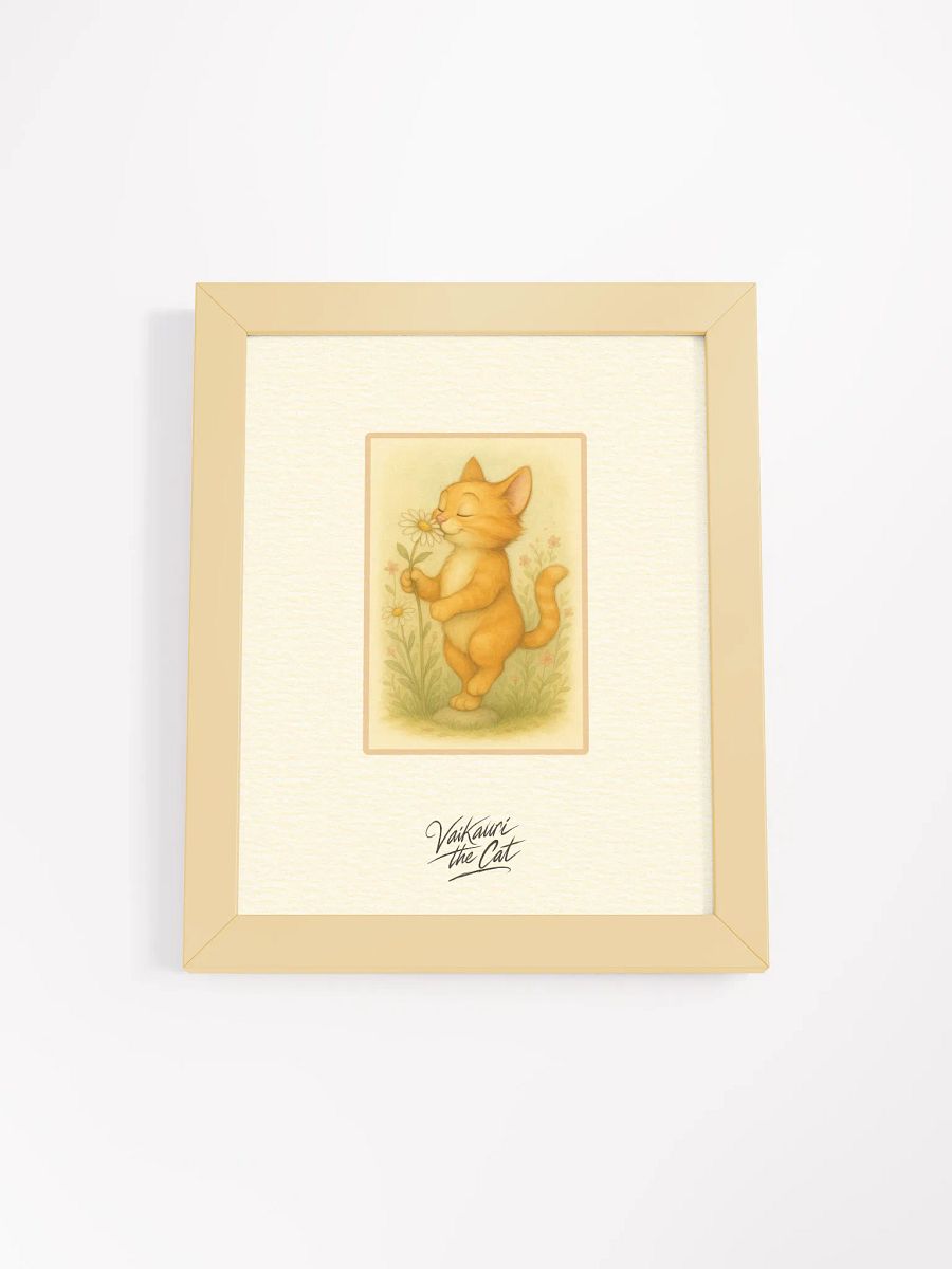 Vaikauri the Cat Framed Poster product image (2)