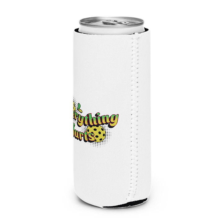 Everything Hurts Pickleball Whimsical Can Cooler product image (2)