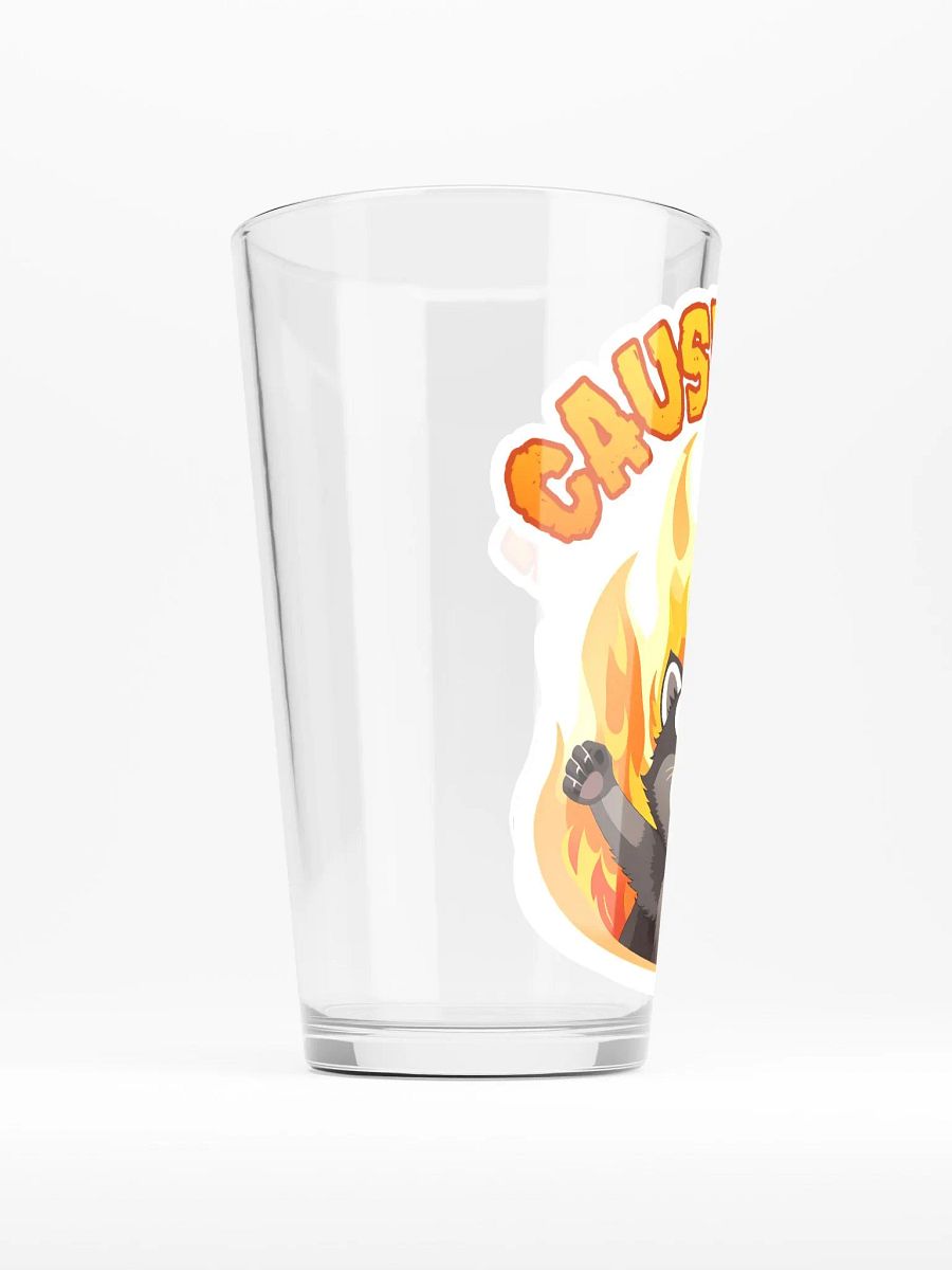 Cause Chaos Raccoon Glass product image (2)