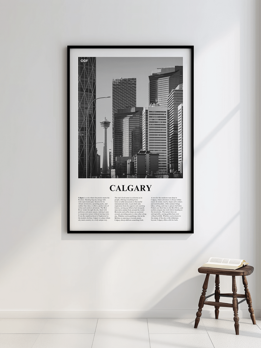 Calgary 03 Newspaper Poster | Framed product image (2)