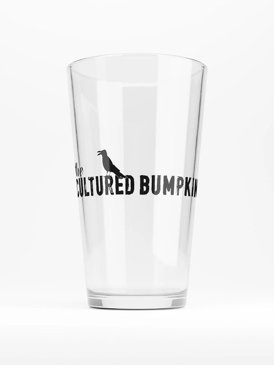 the CULTURED BUMPKIN pint glass product image (1)