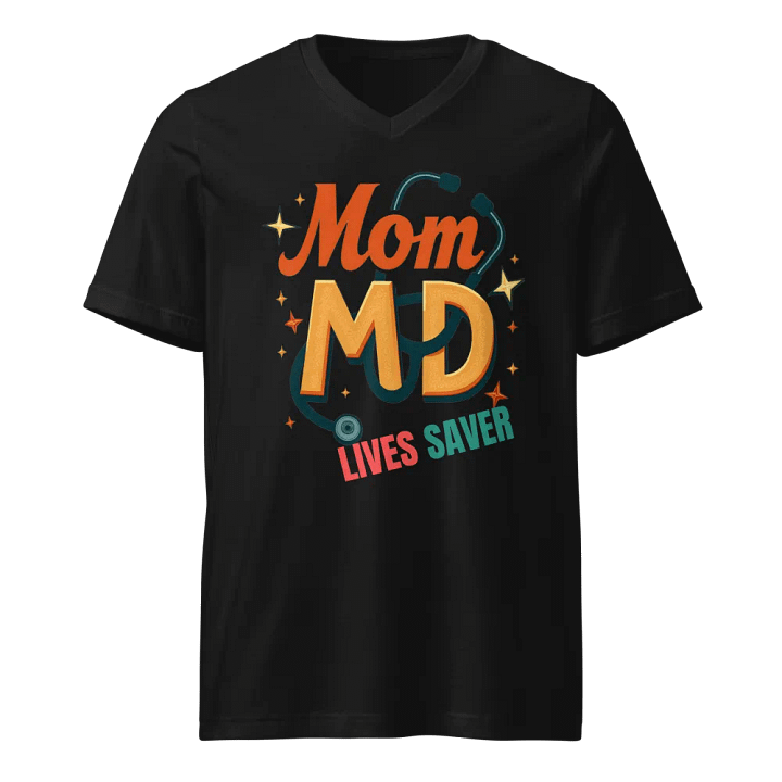 Mom MD, LIVESAVER V-Neck Tee product image (1)